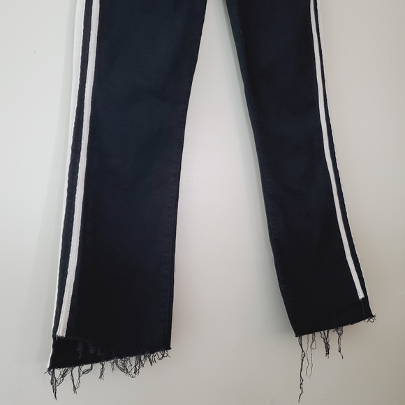 MOTHER Denim The Insider Crop Step Fray Guilty Racer - Picture 10 of 16